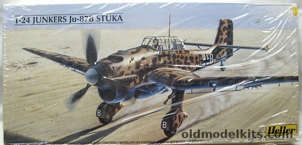 Heller 1/24 Junkers Ju-87B Stuka, 80498 plastic model kit